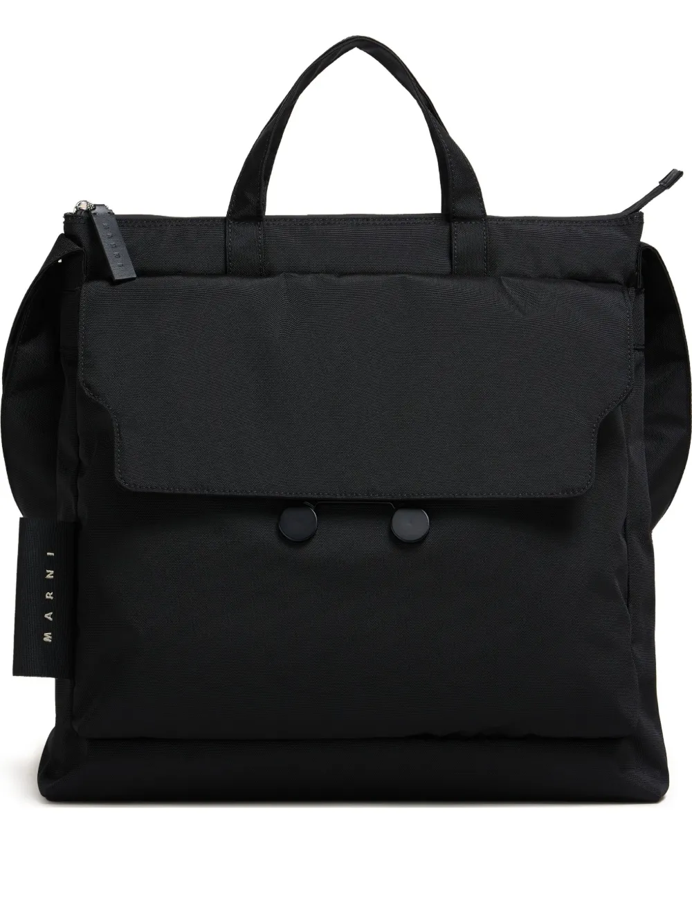 Marni リバーシブル ハンドバッグ - ブラック Marni リバーシブル ハンドバッグ - ブラック