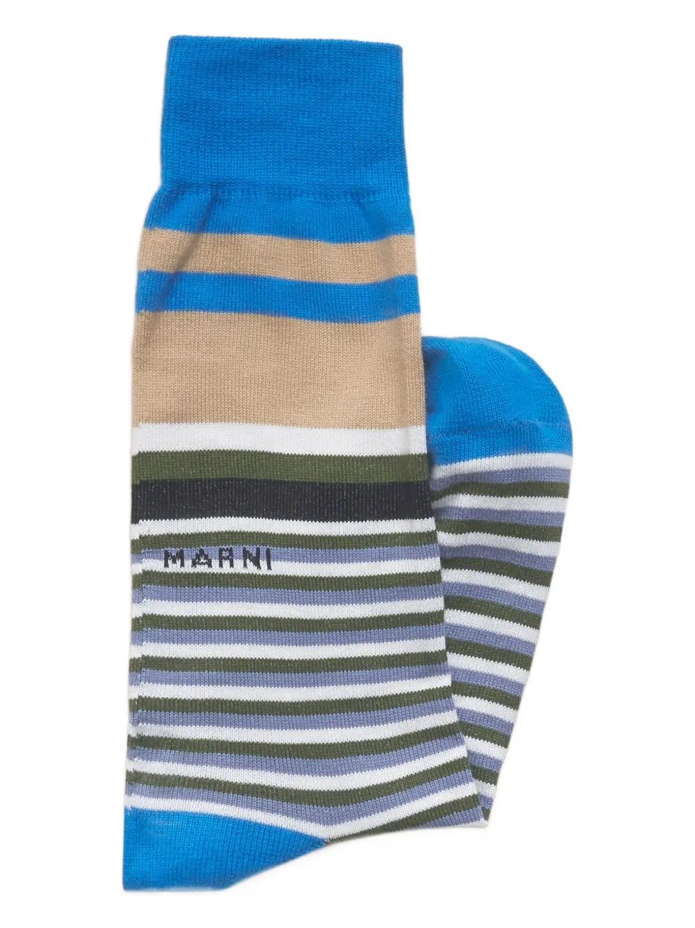Marni Gestreepte sokken Blauw