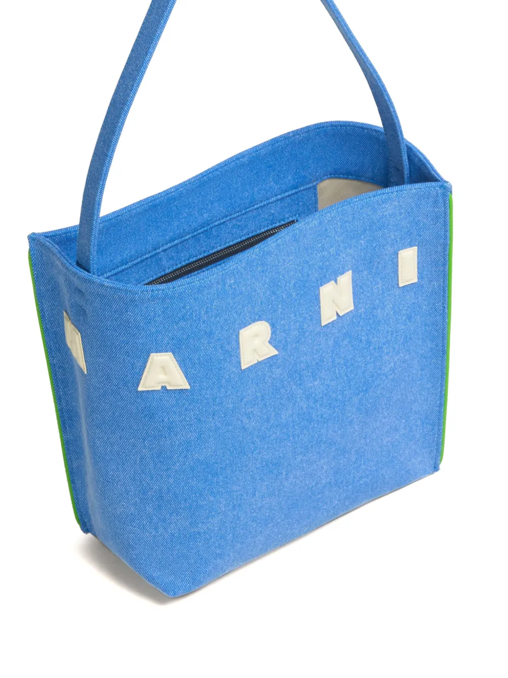 Marni Museo logo-patch Tote Bag | Blue | FARFETCH CA