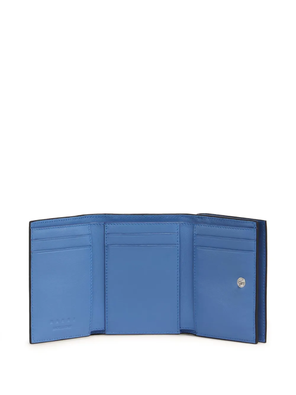 Marni Leren portemonnee Rood
