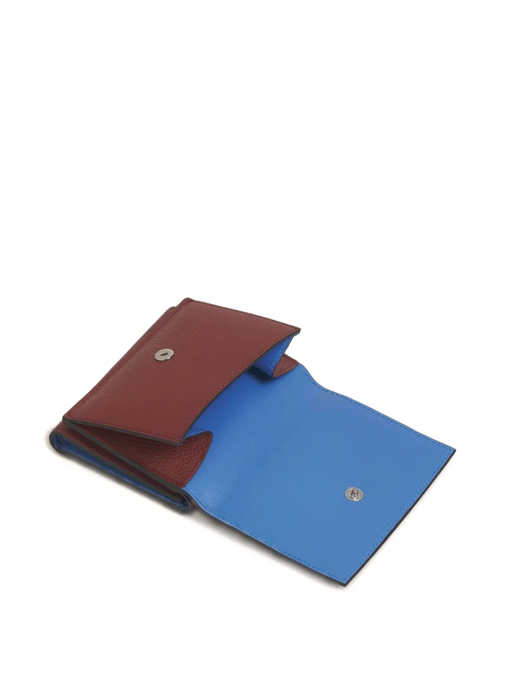 Marni Leren portemonnee Rood