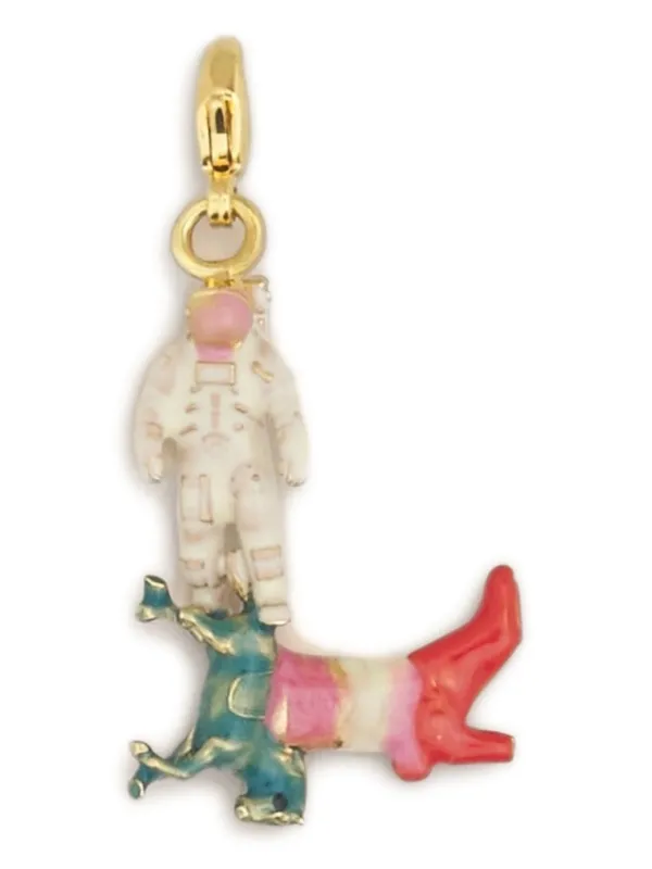 Marni Alphabet "L" Charm in Multicolour