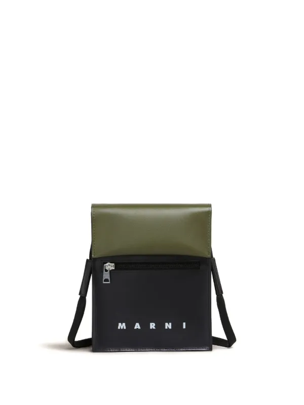 Marni トライベッカ ショルダーバッグ | グリーン | FARFETCH JP