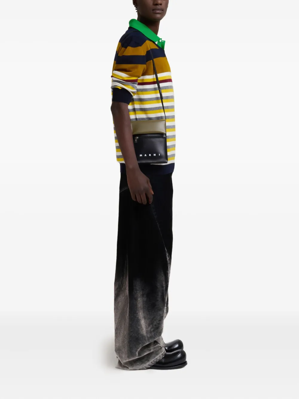 Marni Tribeca Box schoudertas Groen