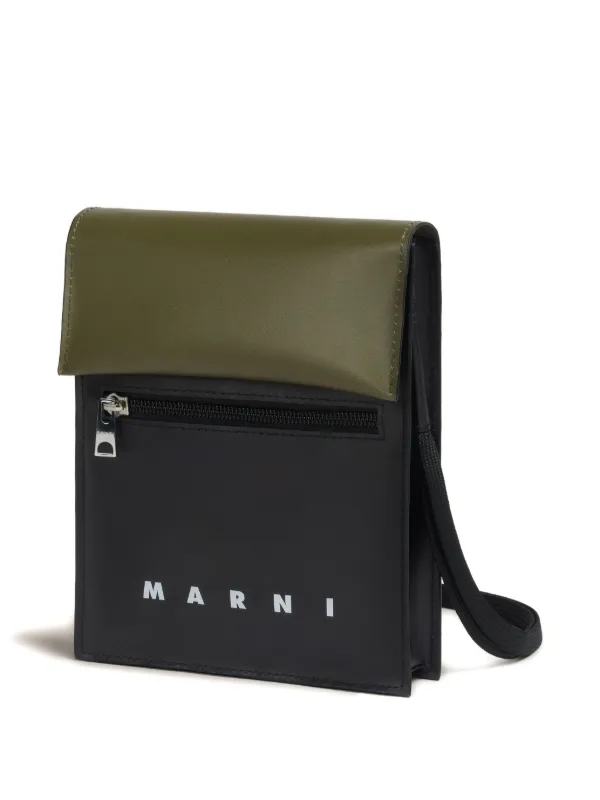Marni トライベッカ ショルダーバッグ | グリーン | FARFETCH JP