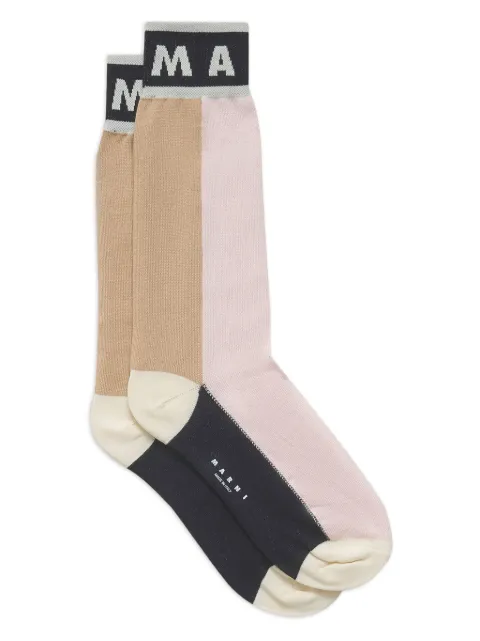 Marni calcetines en jacquard