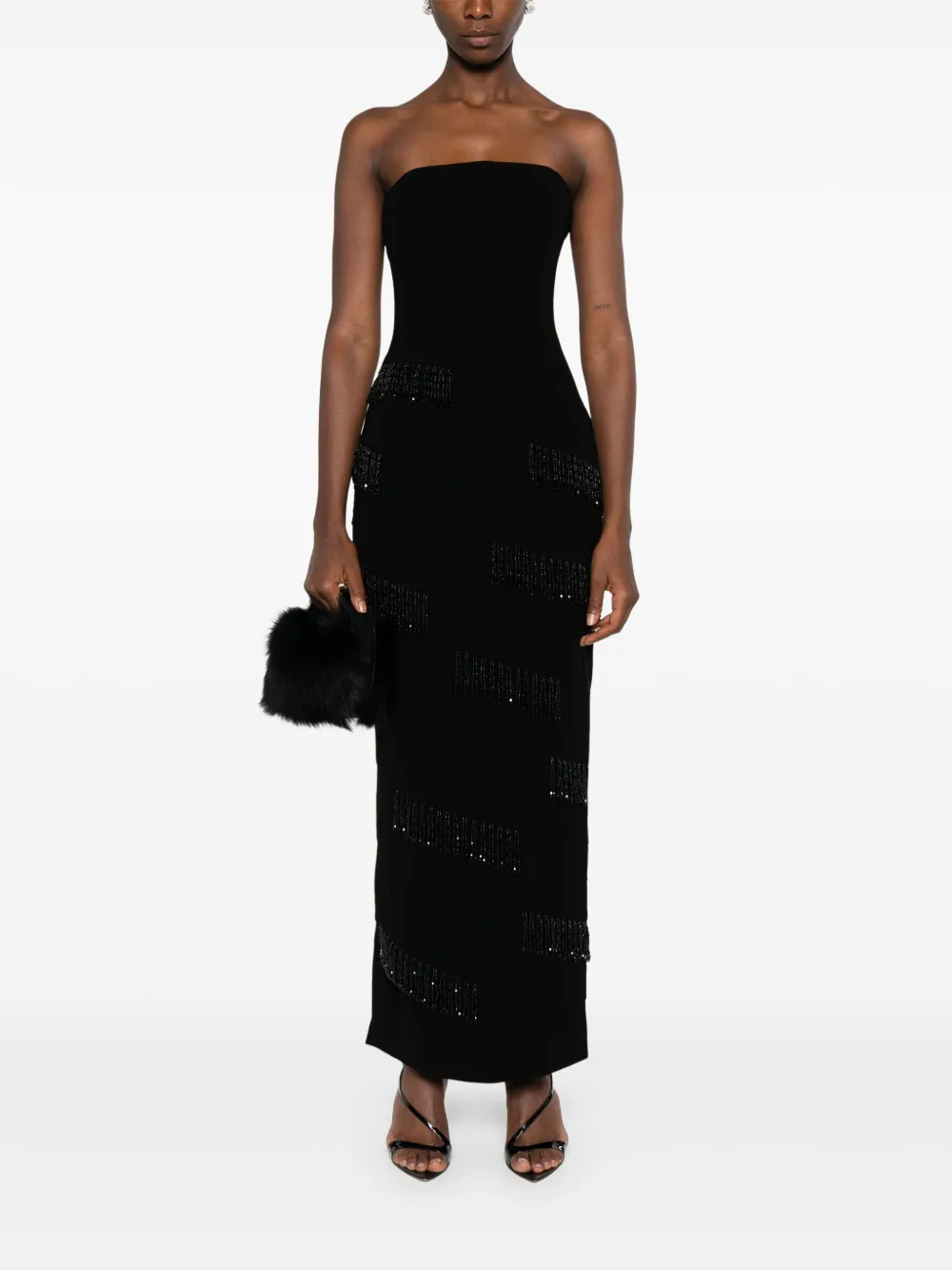 JEAN-LOUIS SABAJI beaded strapless dress | Evening Dresses | Image 2