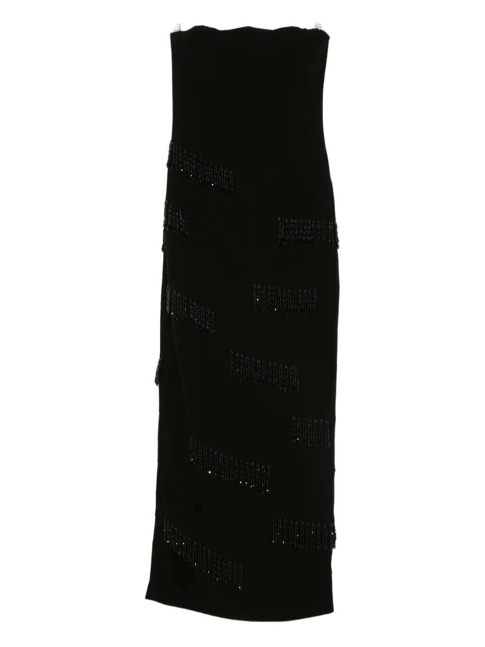 JEAN-LOUIS SABAJI Abito senza spalline - Nero