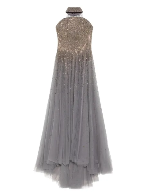 JEAN-LOUIS SABAJI embellished maxi dress