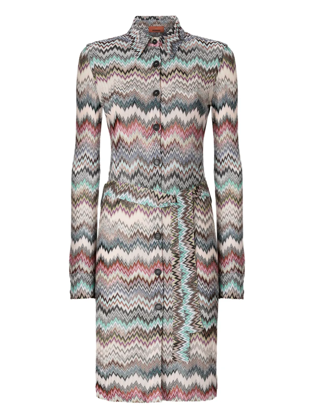 Missoni Snake-pattern Shirt Dress
