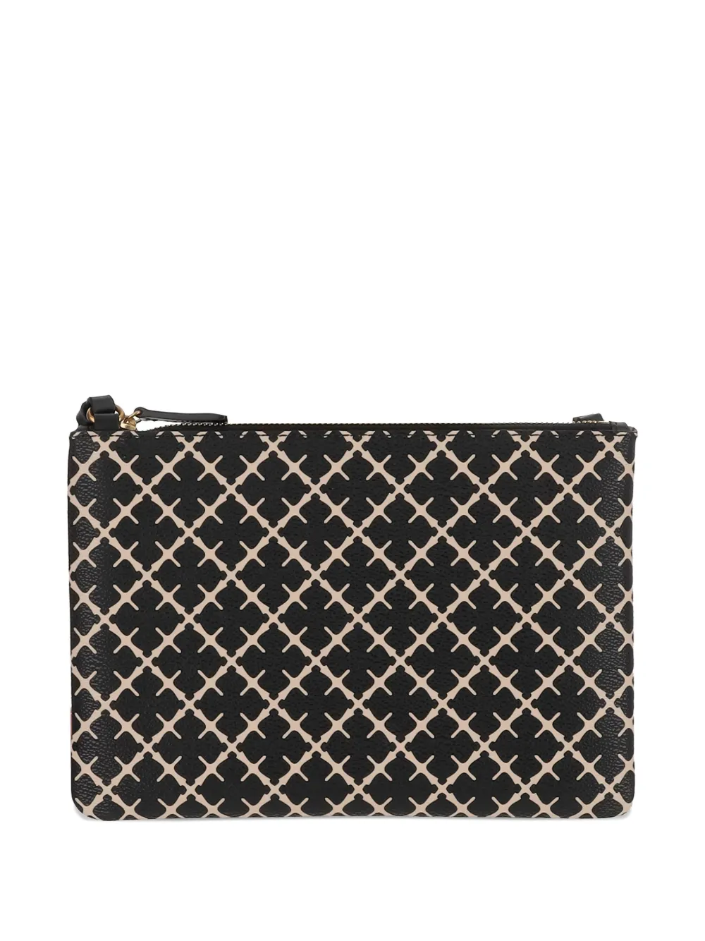 By Malene Birger geometric-pattern clutch bag - Zwart