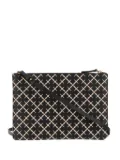 By Malene Birger geometric-pattern clutch bag - Black