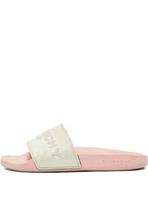 Givenchy Pre-Owned 2024 embossed logo slides