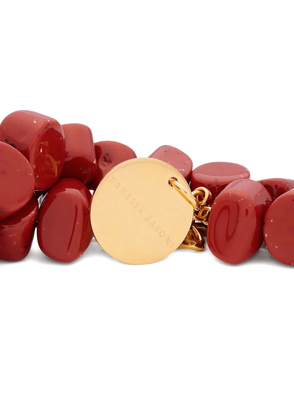 Vanessa Baroni Coral halsketting - Goud