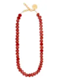 Vanessa Baroni Coral necklace - Gold