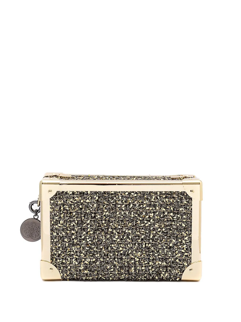 Isla Trunk clutch bag | Gold | Image 1