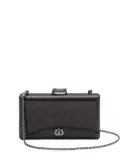 Isla Eva crystal-embellished clutch bag - Black