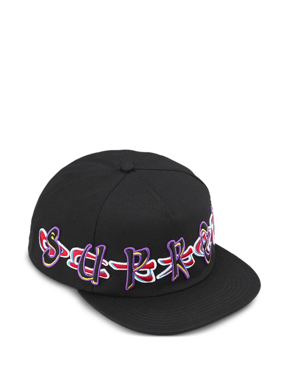 Supreme AOI Spellout pet met vlakken - Zwart