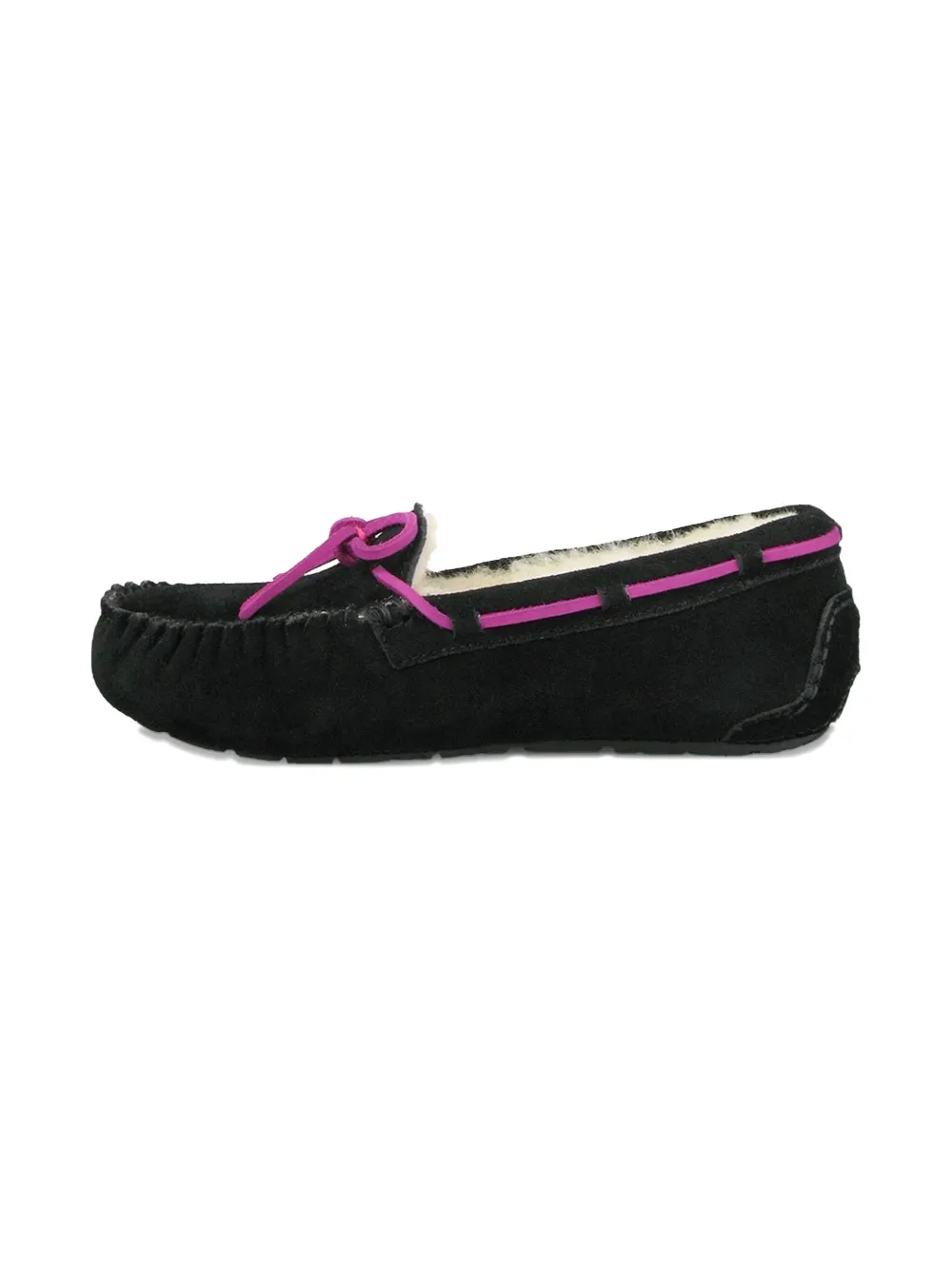 UGG Kids Dakota GS bow-detail loafers Black