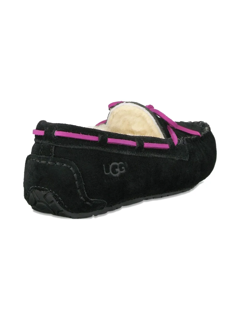 UGG Kids Dakota GS bow-detail loafers Black