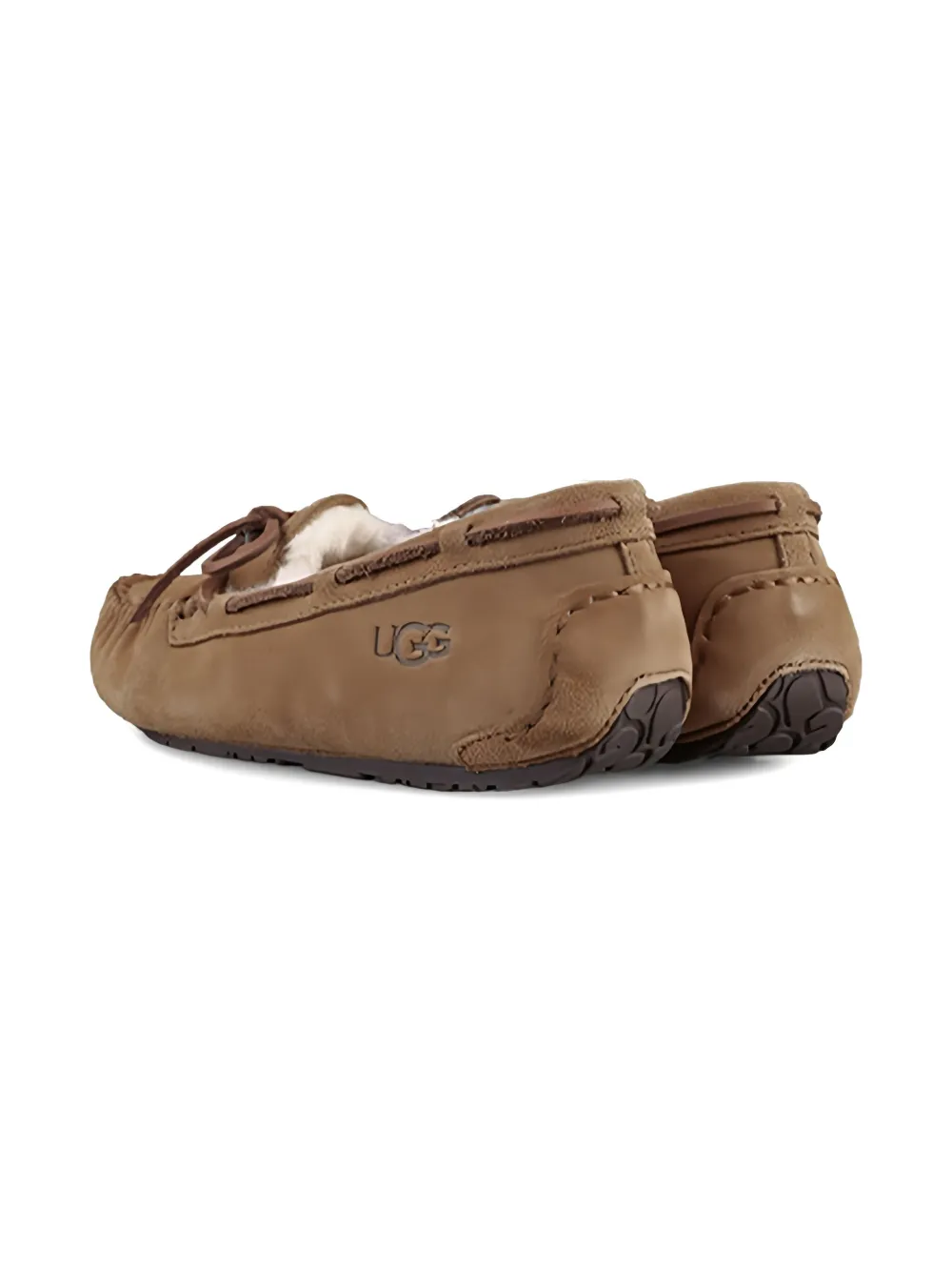 UGG Kids Dakota GS suede slippers Brown