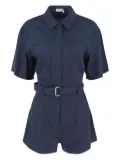 Simkhai belted playsuit - Blue