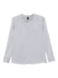 BOSS pleat-detailed blouse - Grey