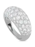 Van Cleef & Arpels pre-owned platinum diamond ring - Silver
