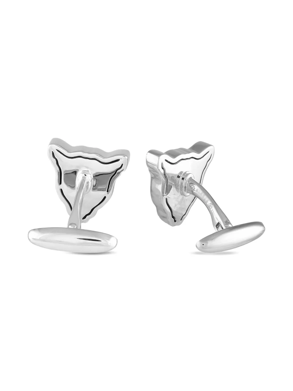 Carrera Y Carrera pre-owned 18K white gold Leopard cufflinks | Image 2