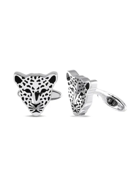 Carrera Y Carrera pre-owned 18K white gold Leopard cufflinks