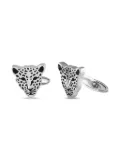 Carrera Y Carrera 18K white gold Leopard cufflinks - Silver