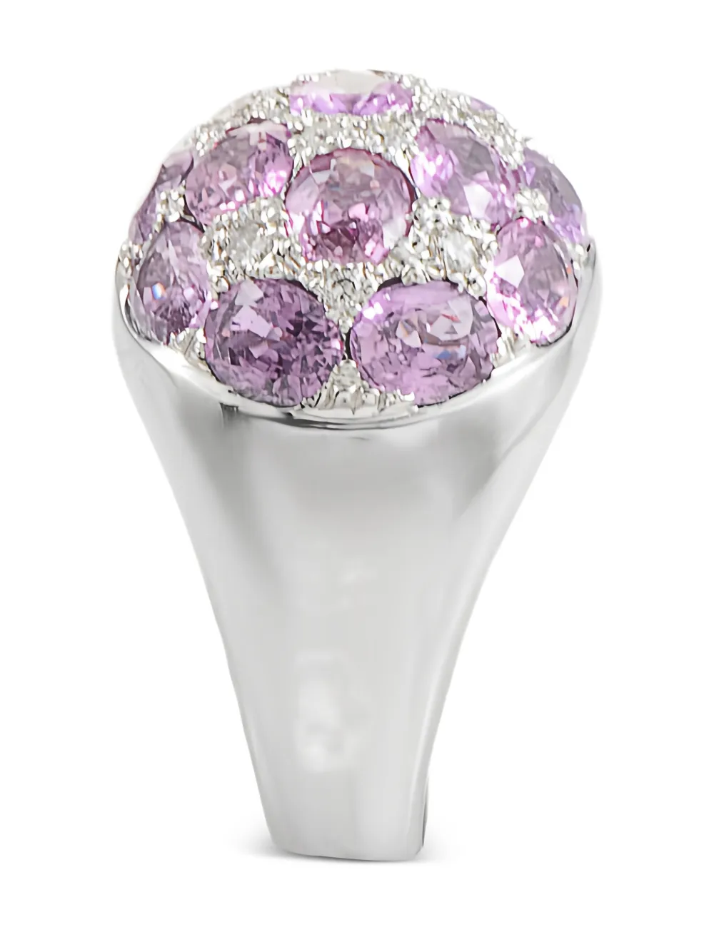 Tiffany & Co. pre-owned 18kt white gold Dome tourmaline and diamond ring | Image 2