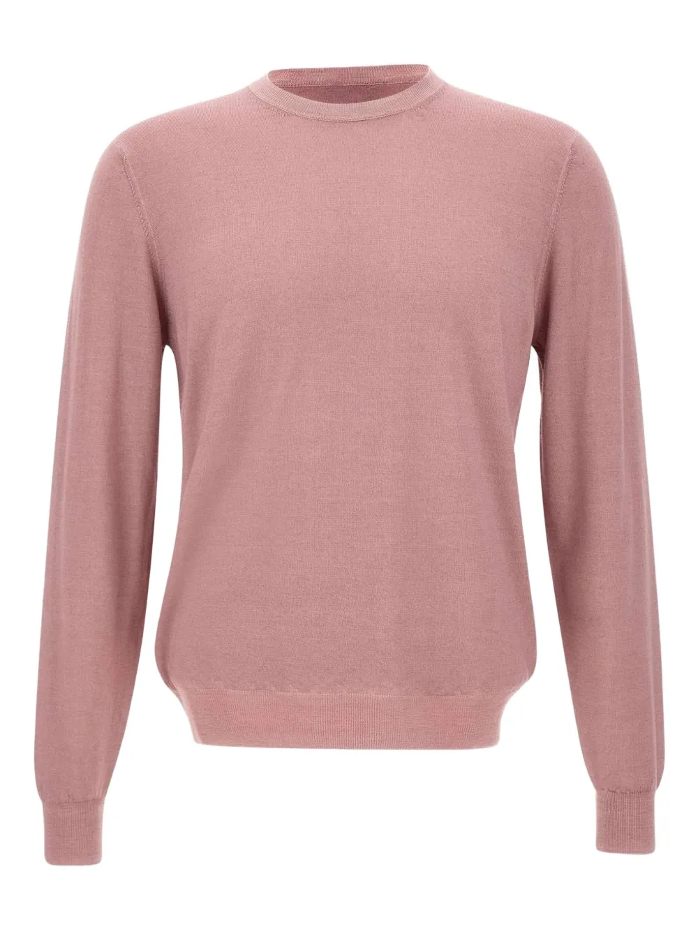 crew-neck long-sleeve sweater