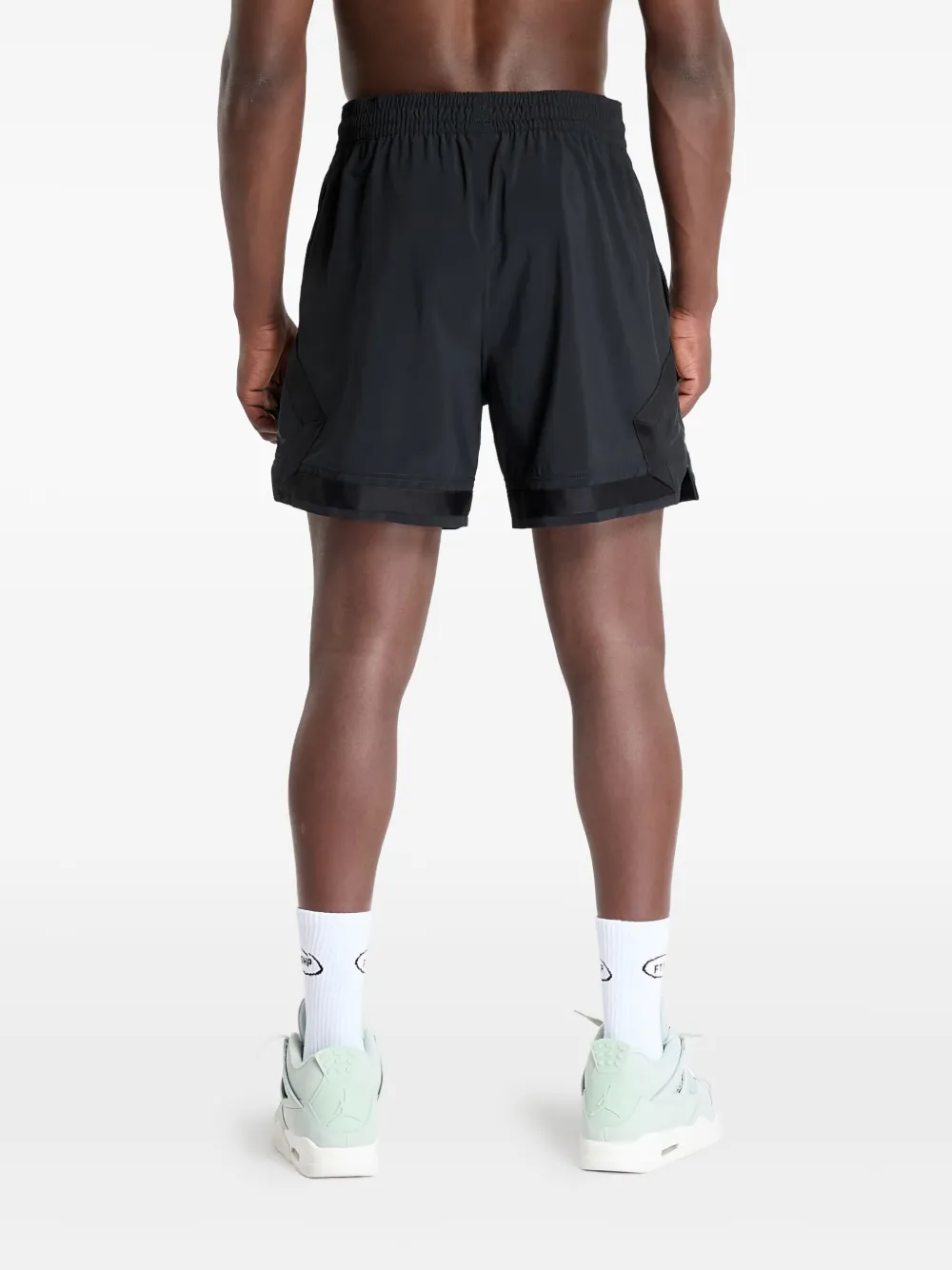 Jordan Elasticated-waistband Track Shorts In Black
