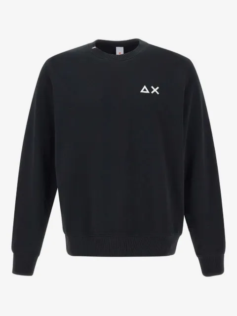 Sun68 logo-embroidered sweatshirt