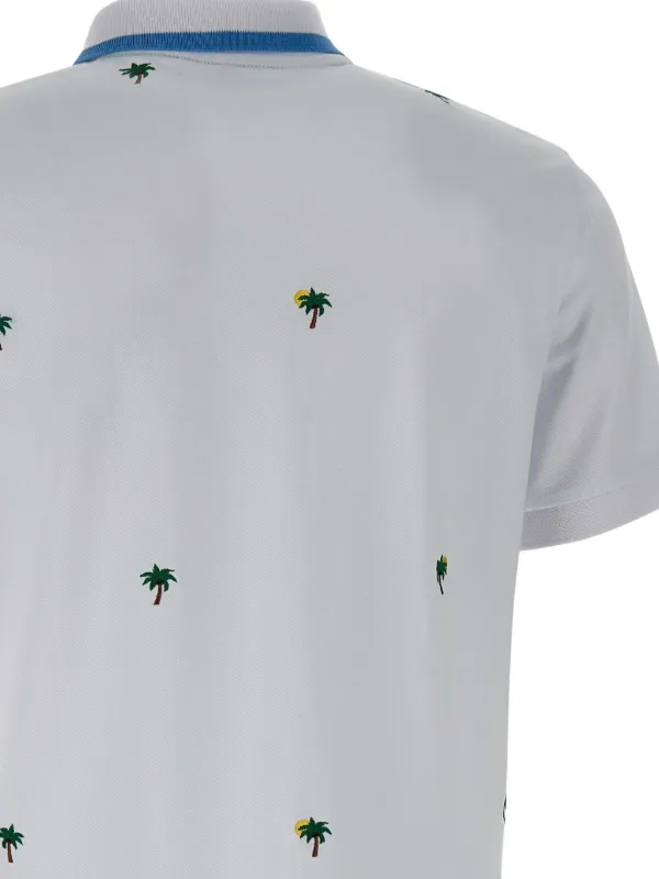 Sun68 Short Sleeve Polo Shirt | White | FARFETCH PL