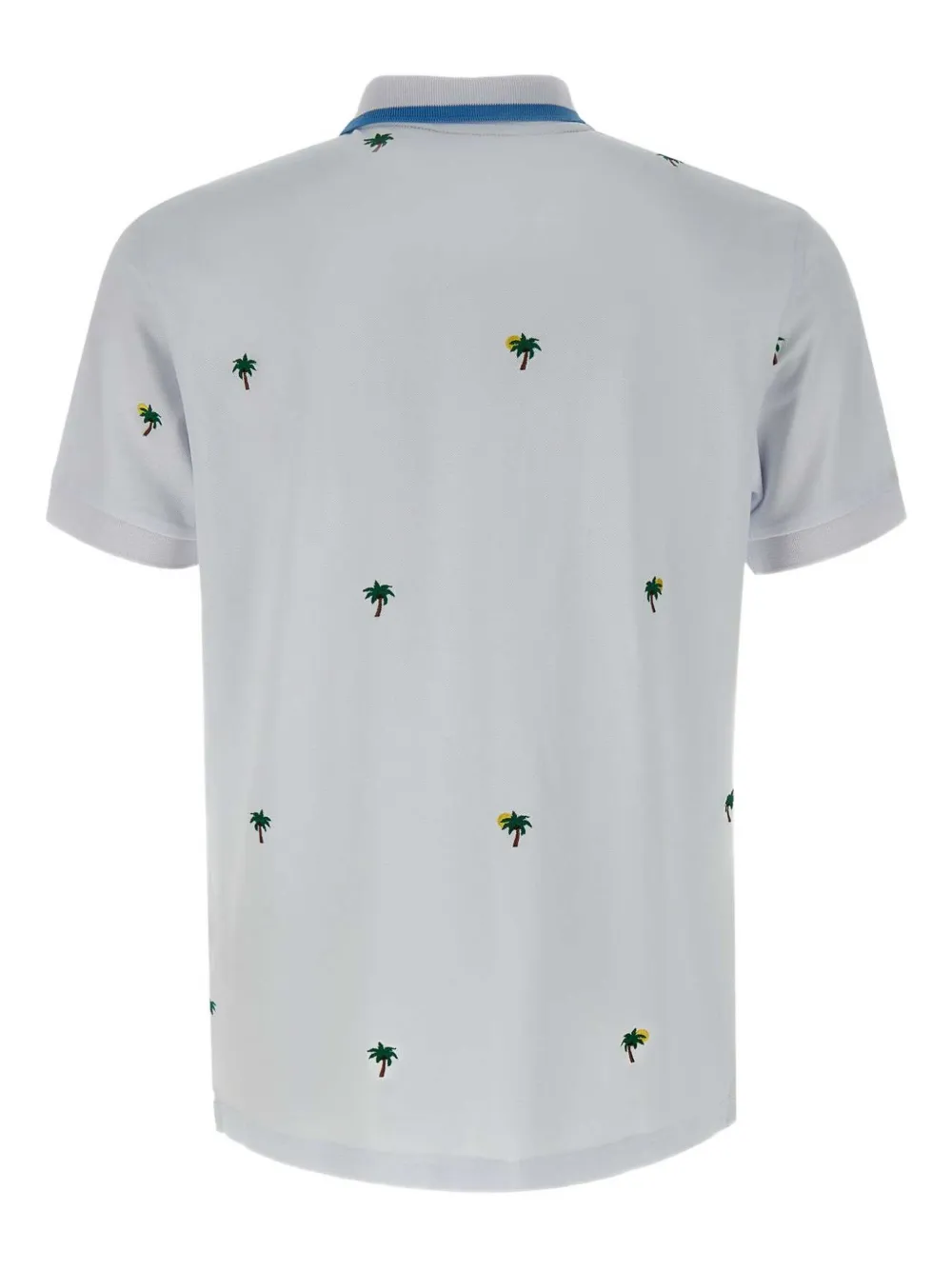 Sun68 Poloshirt van gerecycled polyester - Wit