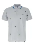 Sun68 short sleeve polo shirt - White