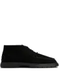 Tod's lace-up suede desert boots - Black