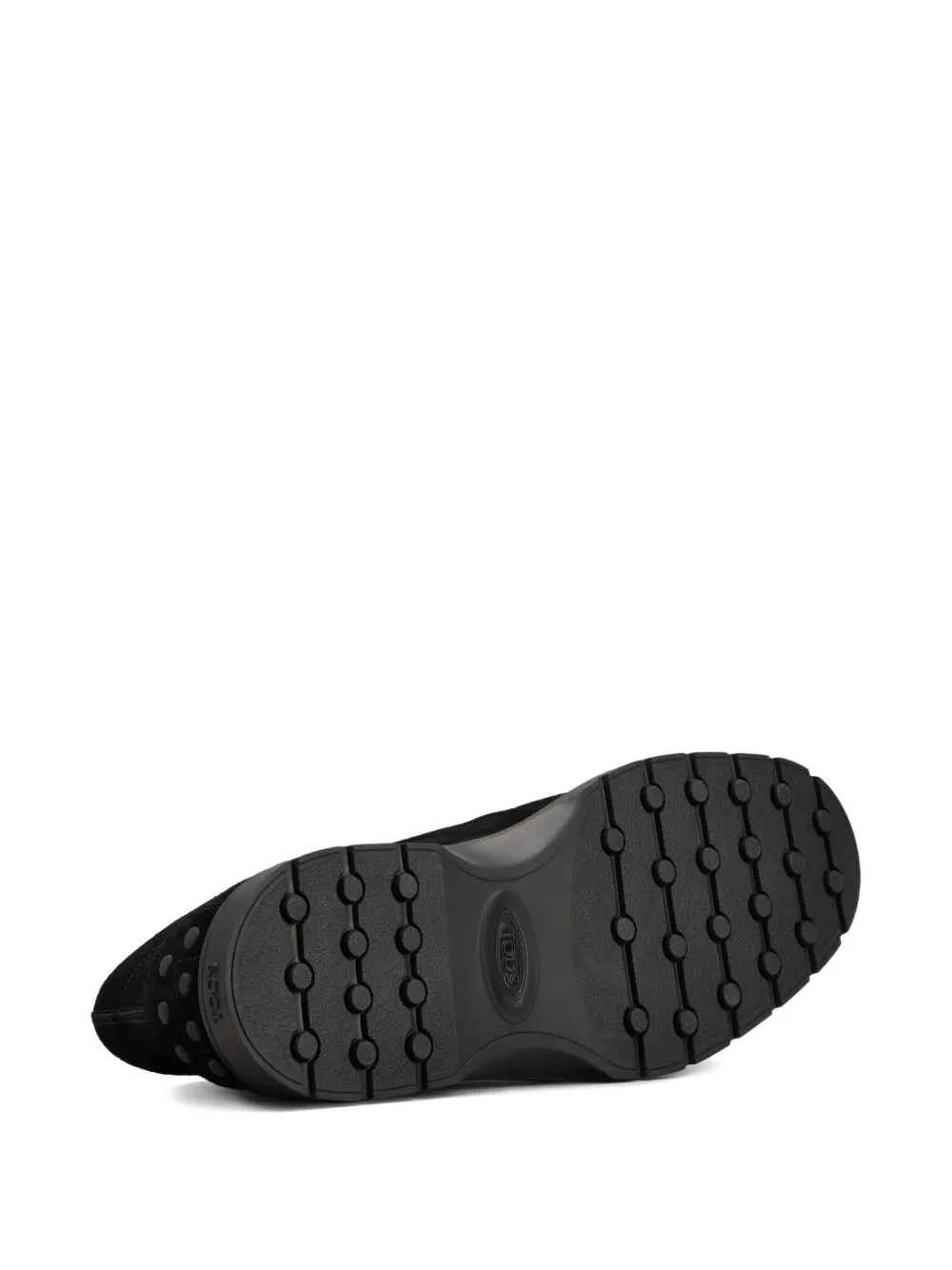 Tod's lace-up suede desert boots Black