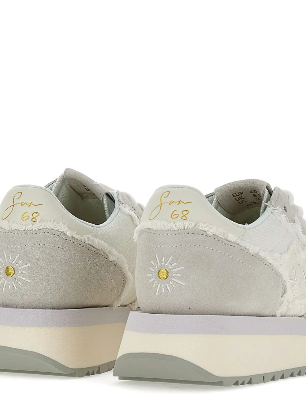Sun68 Big Stargirl platform sneakers White