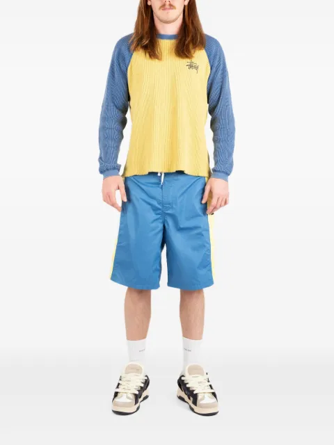 Stüssy colour-block swim shorts