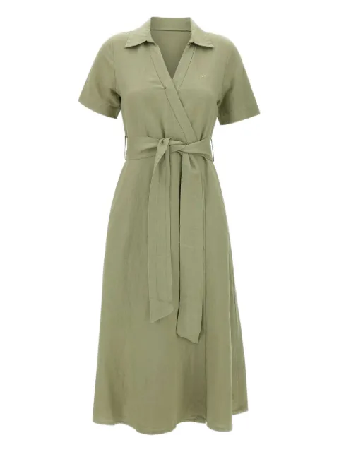Sun68 linen-blend dress