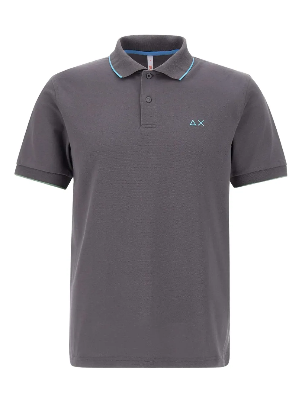 Sun68 playera tipo polo con logo bordado | gris | Image 1