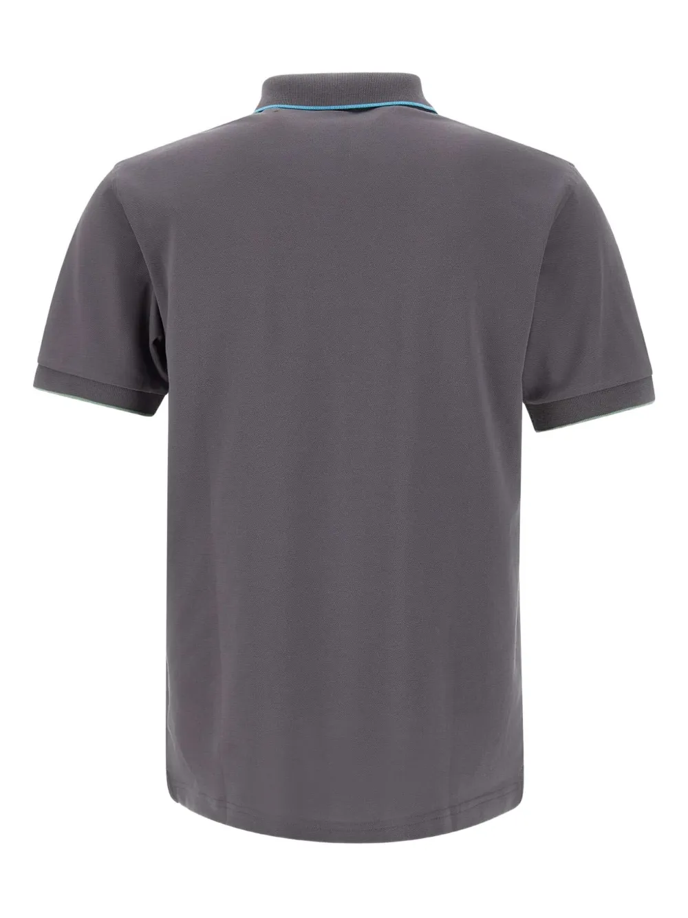 Sun68 Poloshirt met geborduurd logo - Grijs
