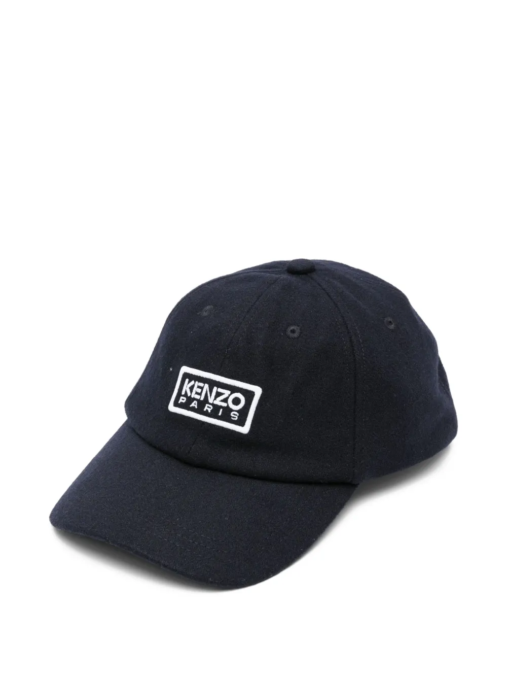 Kenzo logo-embroidered cap Blauw