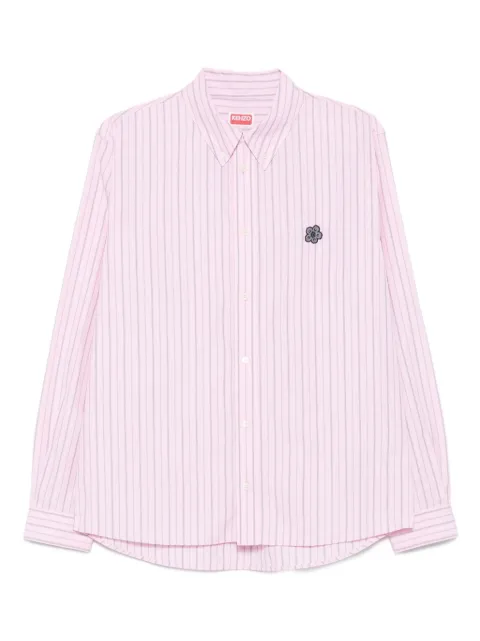 Kenzo striped embroidered shirt