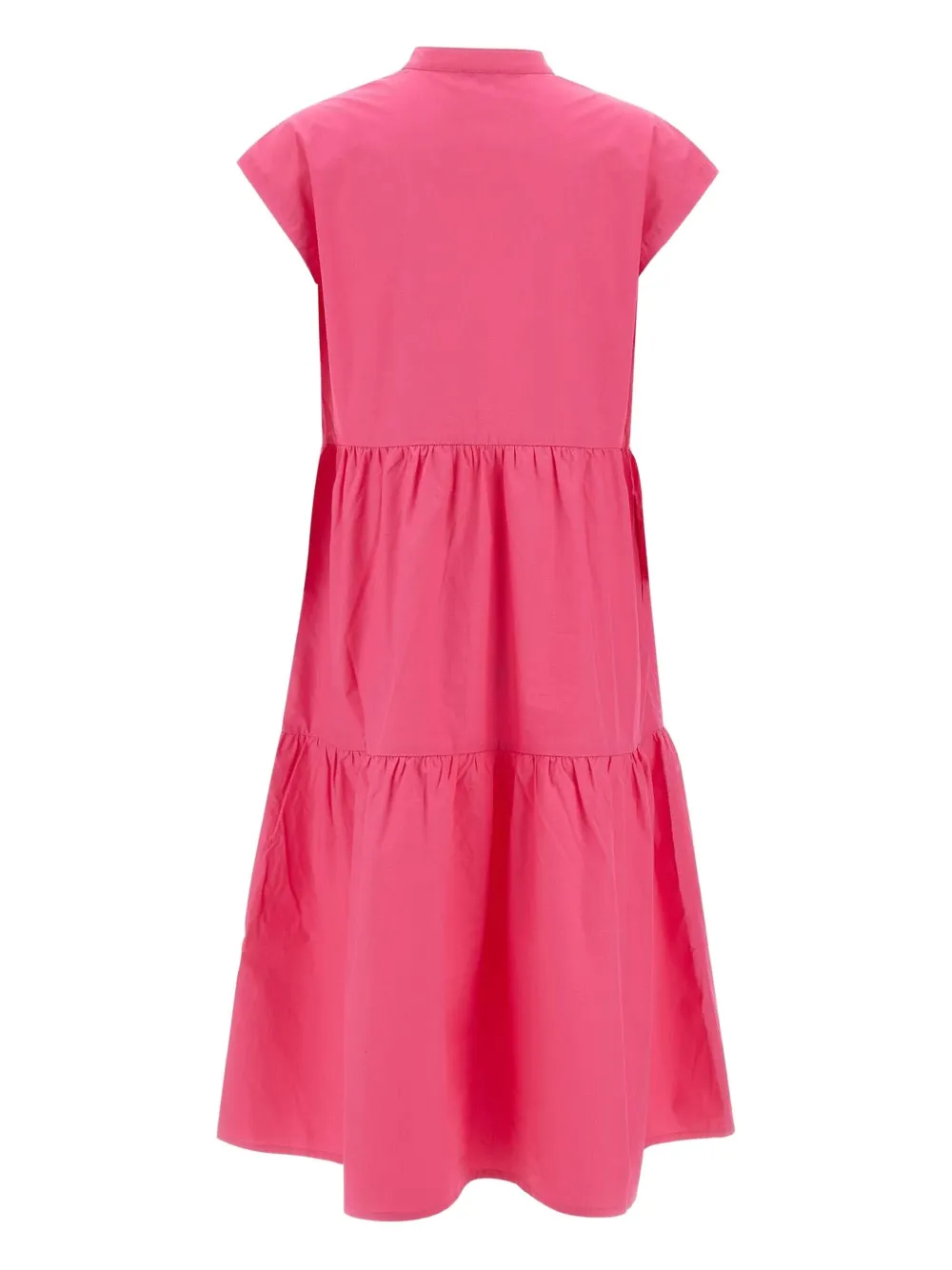 Sun68 Katoenen midi-jurk - Roze