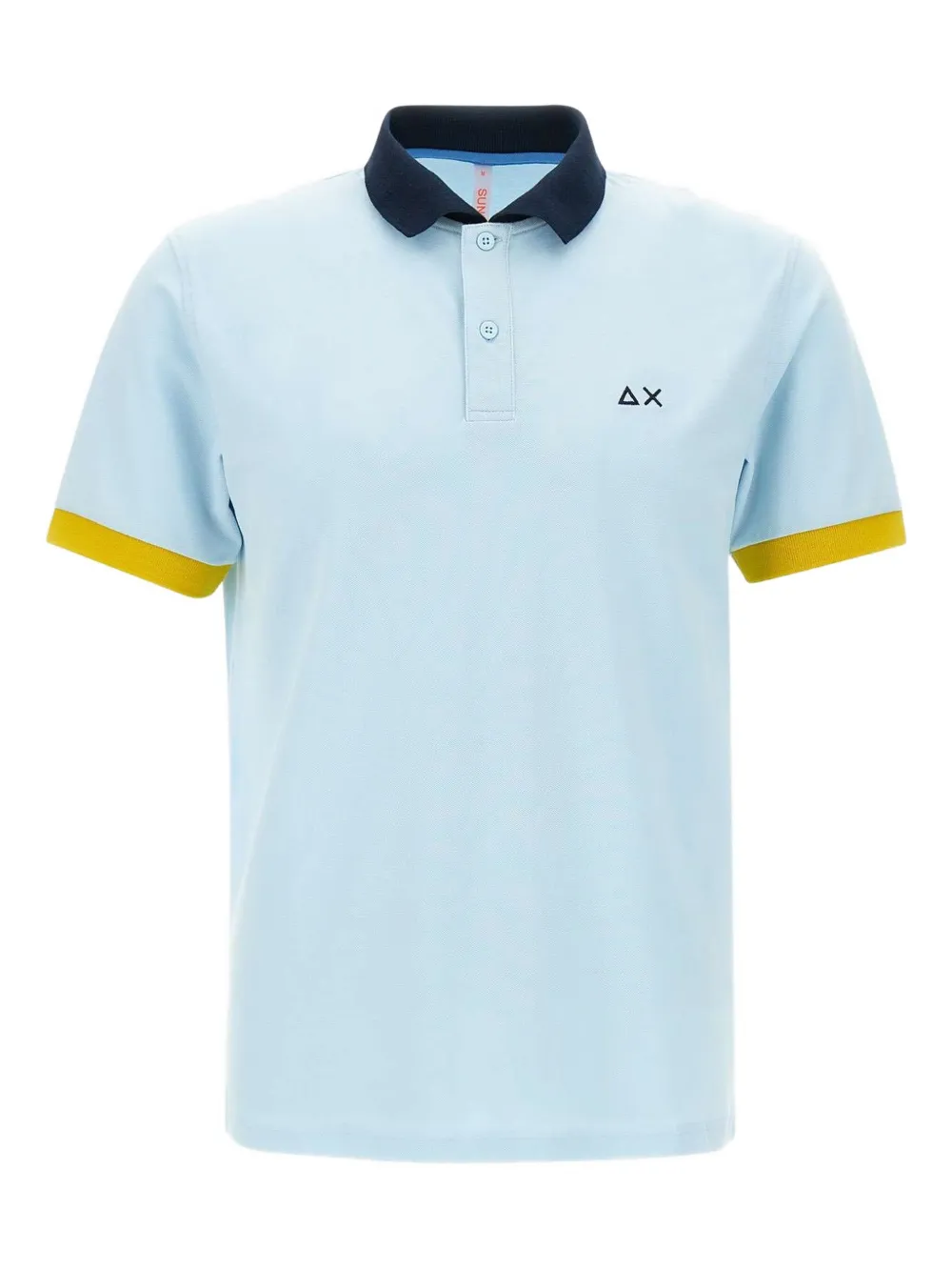 Sun68 colour-block polo shirt | Blue | Image 1