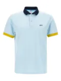 Sun68 colour-block polo shirt - Blue